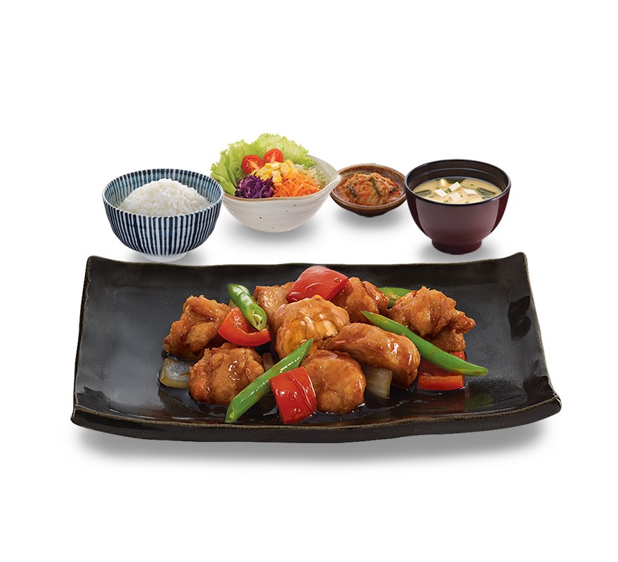 ไก่ซอสสามรส